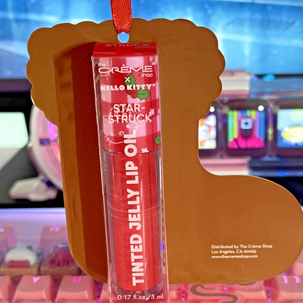 The Creme Shop Hello Kitty Lip Oil Christmas Tinted Jelly Starstruck Sanrio